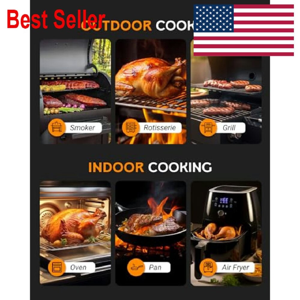 Smart Wireless Meat Thermometer Bluetooth Digital… - image 3